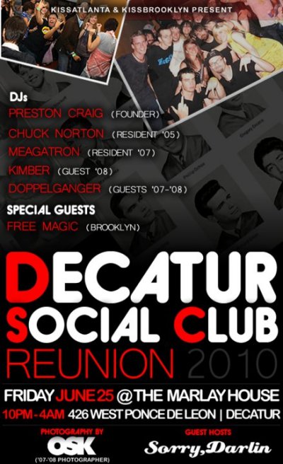 Decatur Social Club Returns Friday, June 25! Decatur Social Club Returns Friday, June 25!