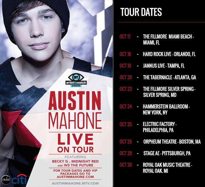 Austin Mahone 2014 Tour
