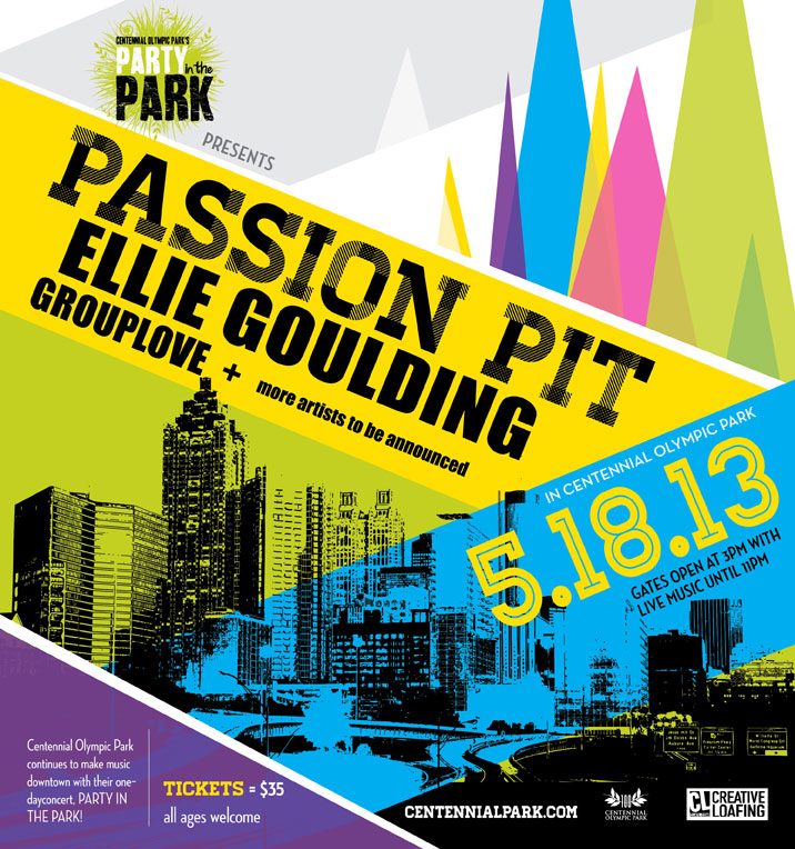 Party in the Park Lineup Announced! May 18th Centennial Olympic Park