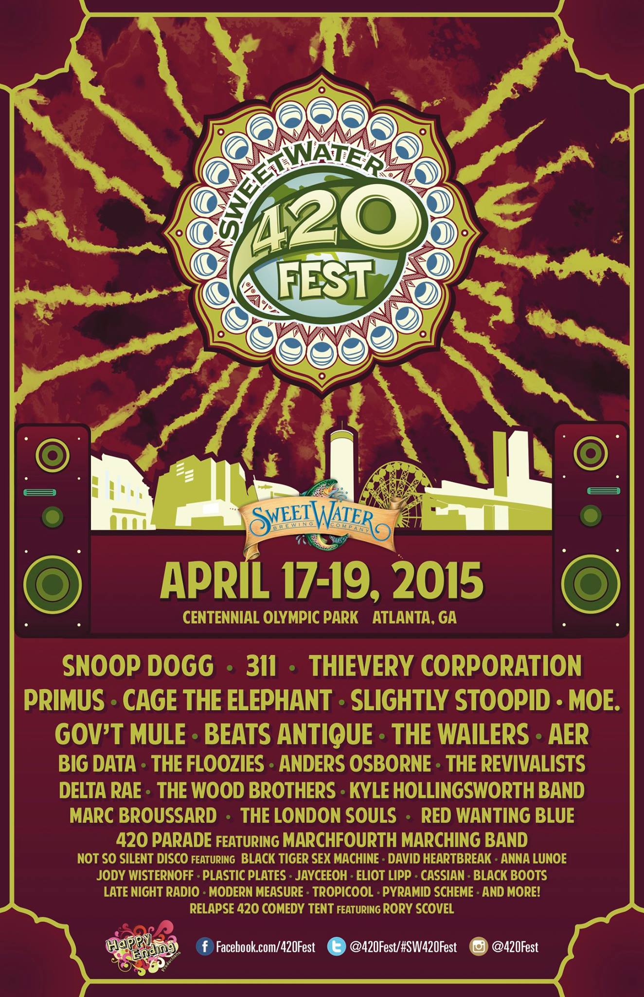 Sweetwater 420 Fest Lineup
