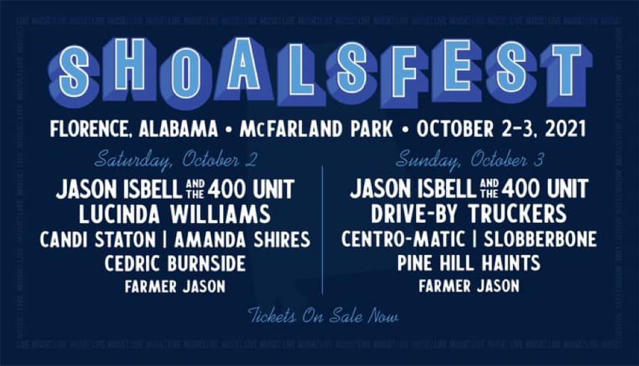 Shoals Fest will be back in October with Jason Isbell and The 400 Unit