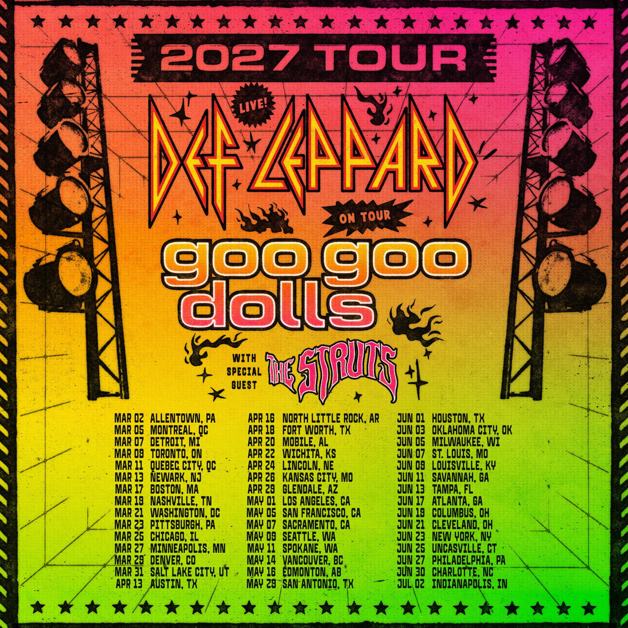 Def Leppard Goo Goo Dolls State Farm Arena Atlanta Georgia