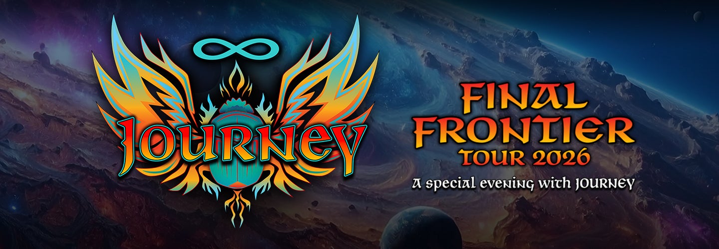Journey Final Frontier Tour promotional artwork for the October 19, 2026 show at State Farm Arena