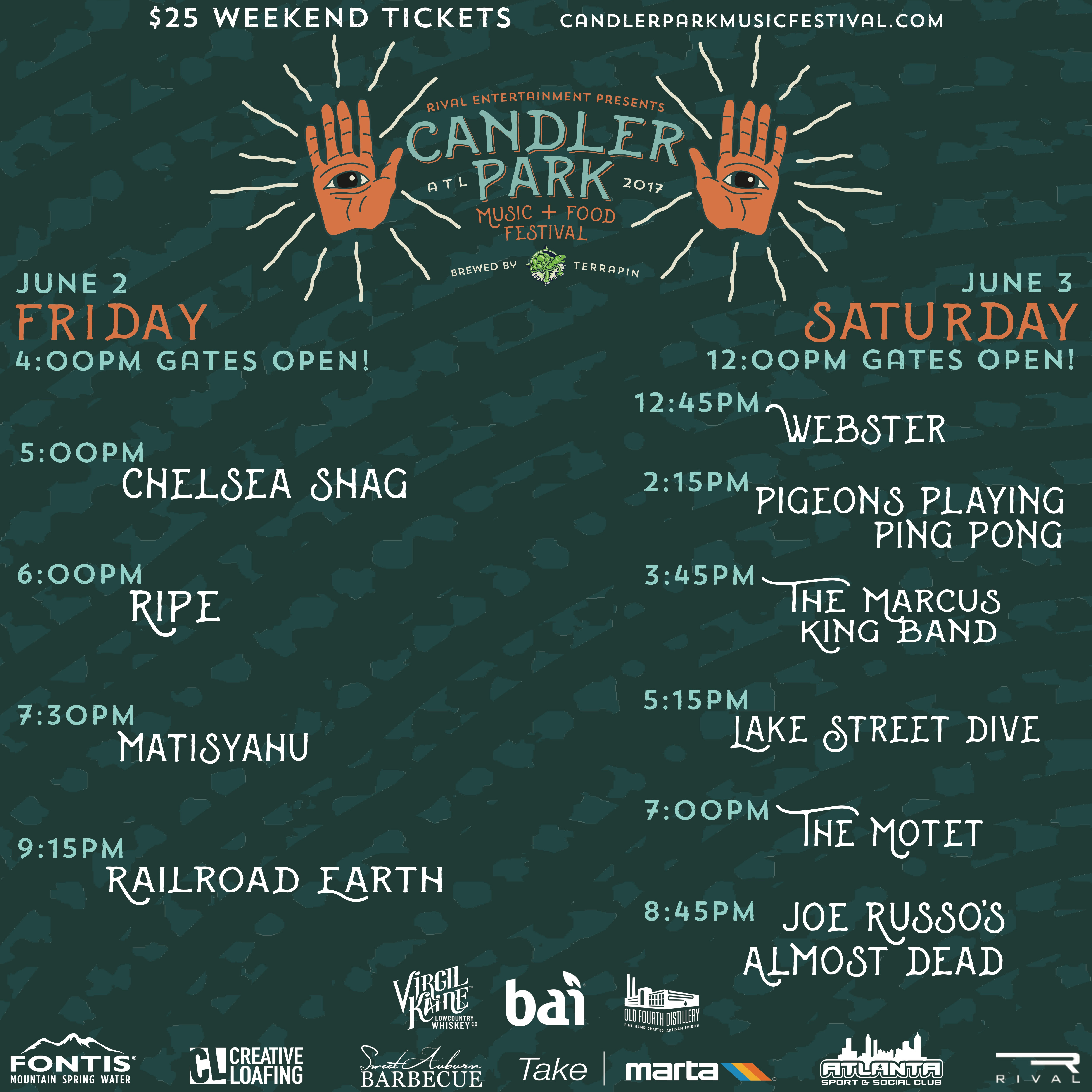 Candler Park Music and Food Festival Schedule Announced!