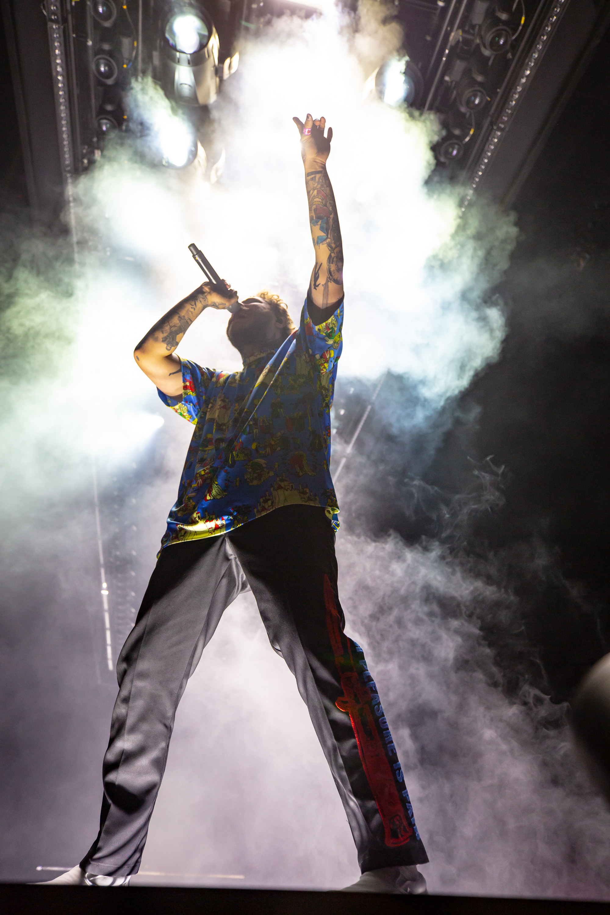 Post Malone with Swae Lee and Tyla Yaweh at State Farm Arena 10/18/19